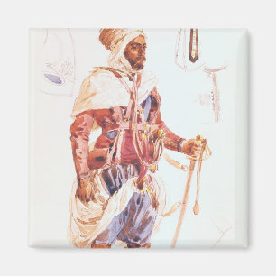 Aimant Spahi avec son épée, c.1854