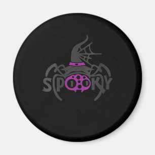 Aimant Spider Lovers Spider Witch Hat