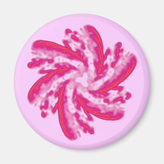 Aimant Spirale rose