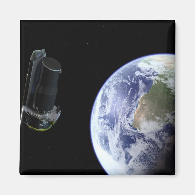 Aimant Spitzer quitte la Terre peu après son lancement (Devant)