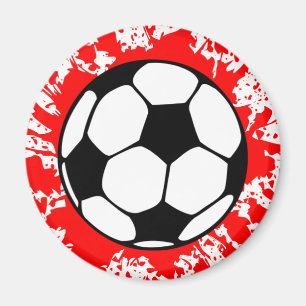 Aimant splat de football.