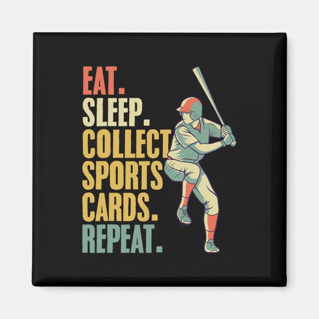 Aimant Sports Card Collecting Basketball Baseball Card Co (Devant)