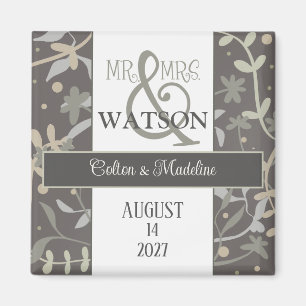 Aimant Sprigs Floraux Inspirété moderne Simple Élégant