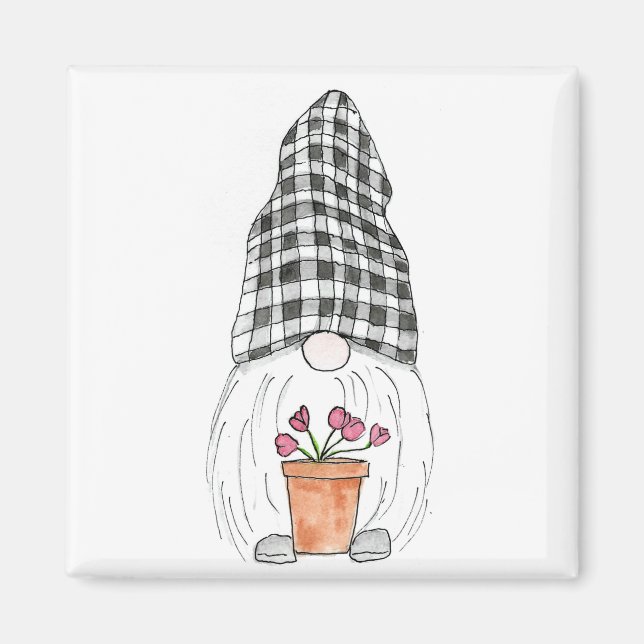 Aimant Spring Garden Gnome (Devant)