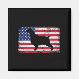 Aimant Springer Spaniel anglais 4 juillet patriotique ame