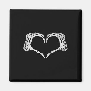 Aimant Squelette Coeur main Signer Costume d'Halloween Vi