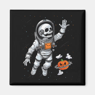 Aimant Squelette d'astronaute spatial Halloween enfants g