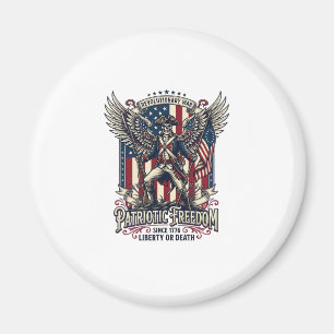 Aimant Squelette de guerre révolutionnaire patriotique so