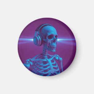 Aimant Squelette de musique qui ne meurt jamais