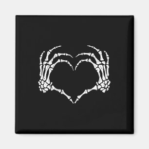 Aimant Squelette Mains Coeur Signer Halloween Costume Hom
