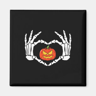 Aimant Squelette Mains Coeur Signer Retro Costume Hallowe