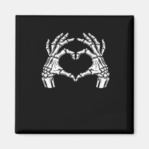 Aimant Squelette Mains du coeur Signal Costume d'Hallowee