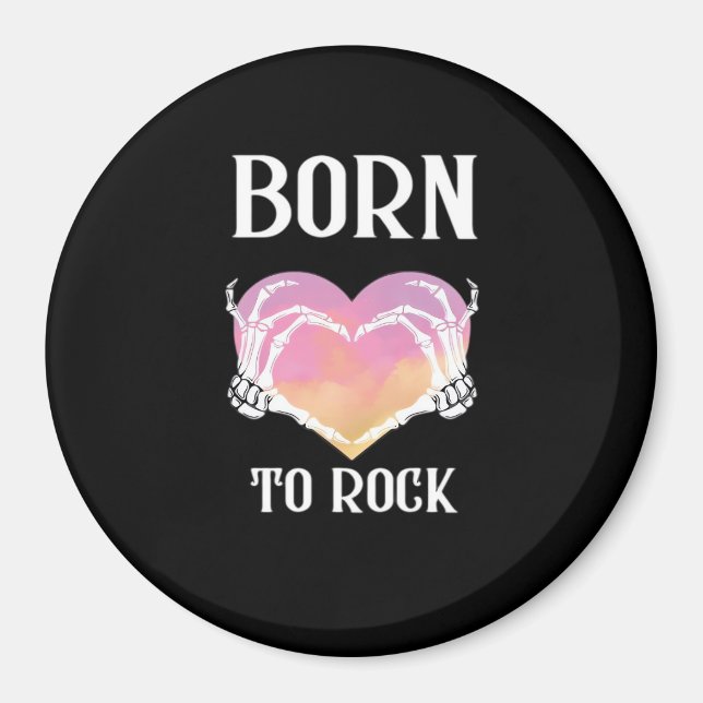 Aimant Squelette Mains Graphisme Coeur Pour Classique (Devant)