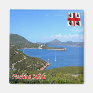 Aimant SRD064 ALGHERO PISCHINA SALIDA, Réfrigérateur