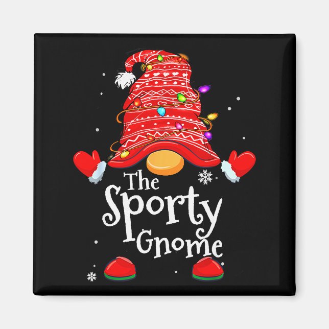 Aimant Srty Gnome - Xmas Family Matching Funny Christmas  (Devant)