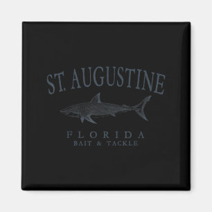Aimant St augustine floride requin rétro ardoise art pêch