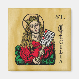Aimant St. Cecilia avec Hymn Board (Nuremberg)