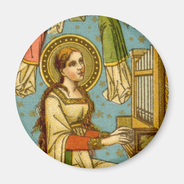 Aimant St Cecilia de Rome (détail; BNG 02) (Devant)
