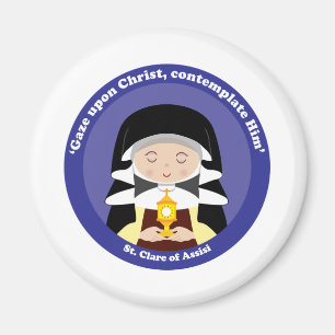 Aimant St Clare d'Assisi