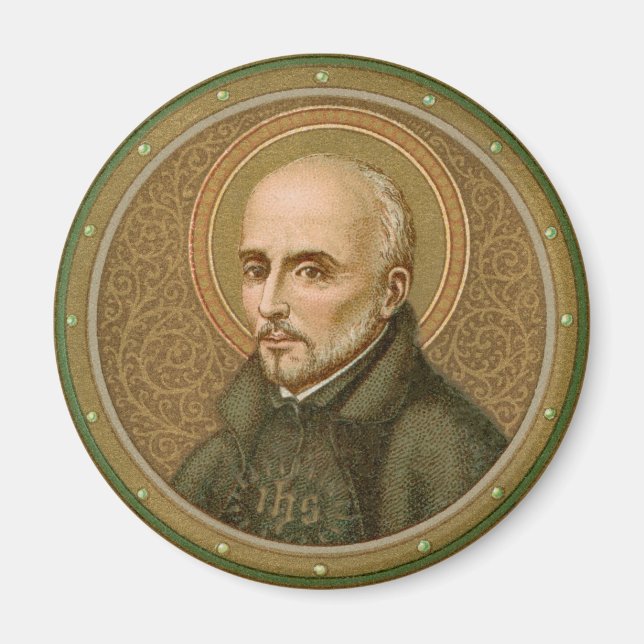 Aimant St. Ignatius Loyola (BK 050) Round (Devant)