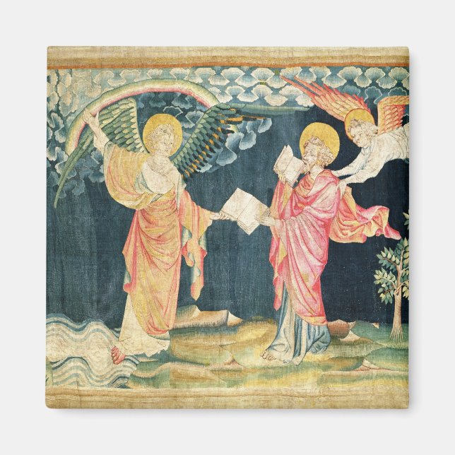 Aimant St. John Manger le livre (Devant)