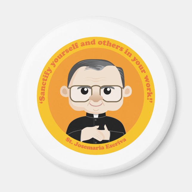 Aimant St. Josemaria Escriva (Devant)