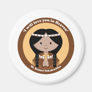 Aimant St Kateri Tekakwitha