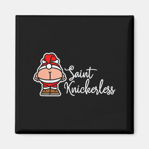 Aimant St. Knickerless Drôle de Santa Claus Noël en Fête