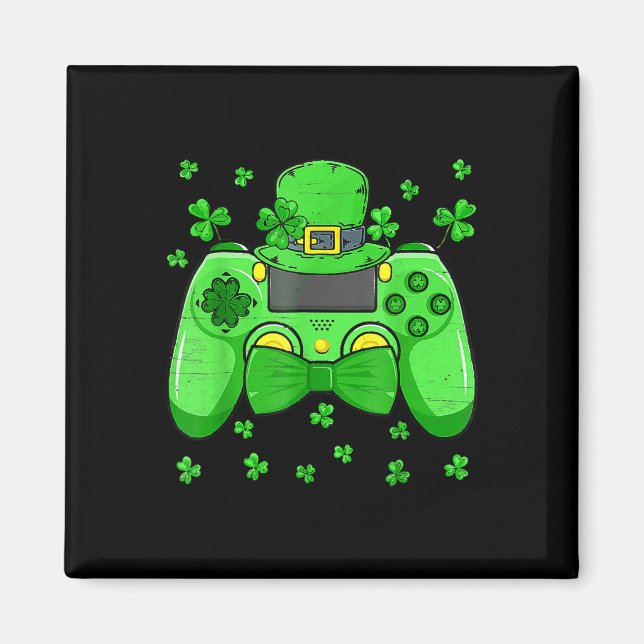 Aimant St patrick de Cravate Bow du contrôleur de jeu vid (Devant)