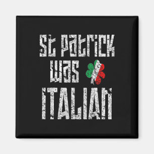 Aimant St. Patrick Était Italien St. Patricks Day Distres