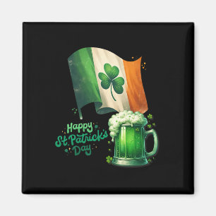 Aimant St Patrick's Day Irish Beer Irlande Drapeau Hommes
