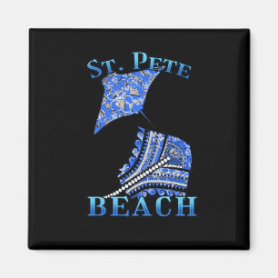 Aimant St Pete Beach Floride Vacances Tribal Stingray