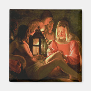 Aimant St SebastiAn tendu par la femme sainte (l'huile
