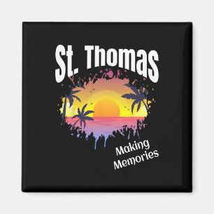 Aimant St Thomas Faire des souvenirs de jumelage vacances