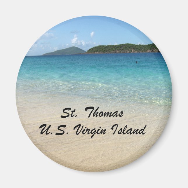 Aimant St. Thomas, Ile Vierge des États-Unis (Devant)