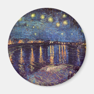 Aimant Starry Night Over the Rhone par Vincent van Gogh