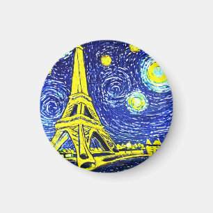 Aimant Starry Night Paris France