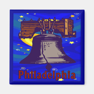 Aimant Starry Night Philadelphia Liberty Bell