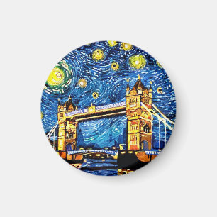 Aimant Starry Starry Night Londres Angleterre