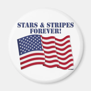 AIMANT STARS & STRIPES POUR TOUJOURS !
