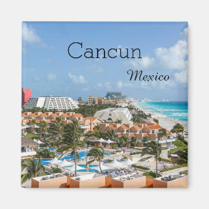 Aimant Station balnéaire Cancun tropical Mexique
