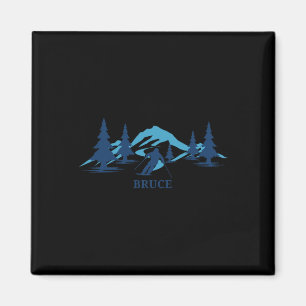 Aimant Station de ski de Bruce Skier