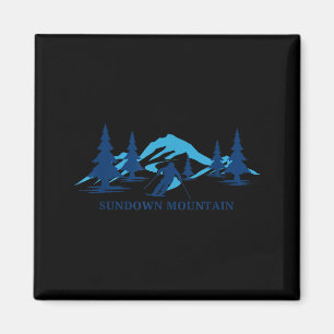 Aimant station de ski de Sundown mountain iowa skieur