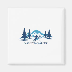 Aimant Station de ski Nashoba Valley Machusetts Skieur Sk