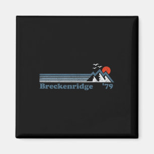 Aimant Station de ski Retro Breckenridge Colorado Snowboa