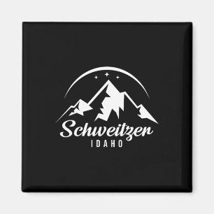 Aimant Station de ski Schweitzer Idaho Ski Snowboard 