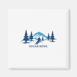 Aimant Station de ski Sugar Bowl Californie Ski Skieur