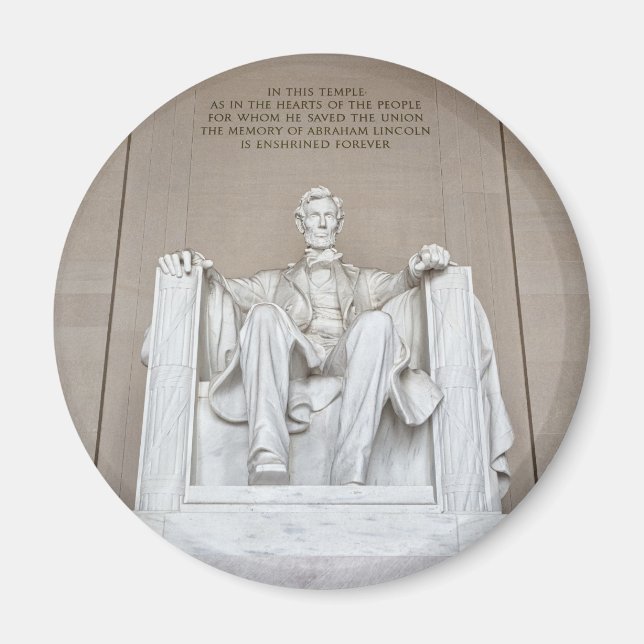 Aimant Statue d'Abraham Lincoln (Devant)