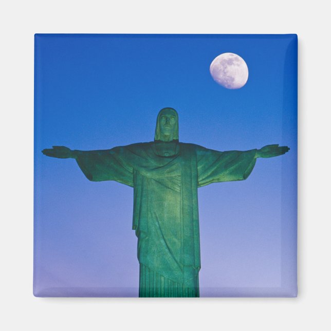 Aimant Statue de Cristo Redentor| Rio de Janeiro Brésil (Devant)