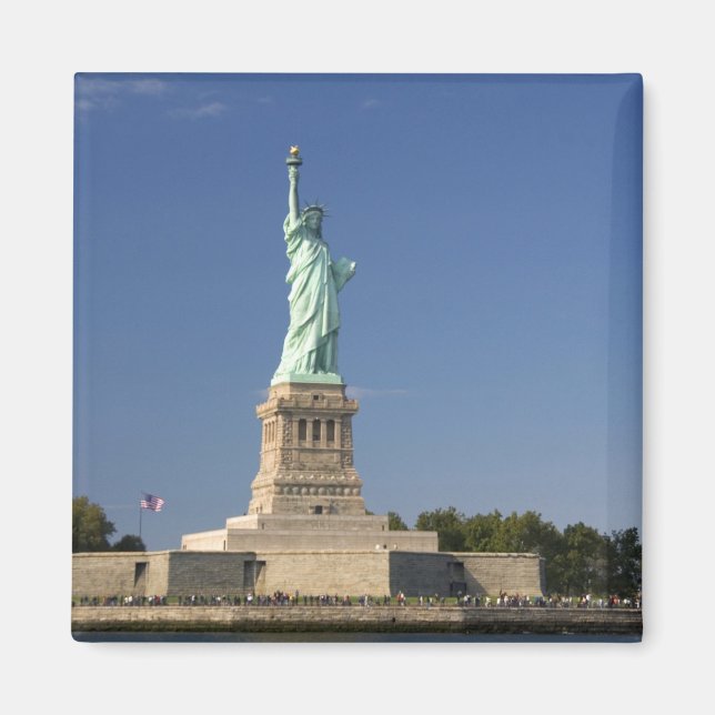Aimant Statue de la Liberté sur l'île Liberty dans le Nou (Devant)